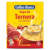 Sopa de ternera con estrellitas Gallina Blanca 74 g