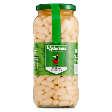 Alubias blancas cocidas La Asturiana 400 g-0 Alubias blancas cocidas La Asturiana 400 g-0