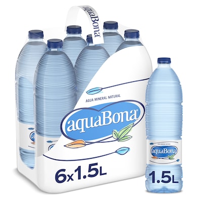 Agua mineral Aquabona pack 6 x 1.5 L-0 Agua mineral Aquabona pack 6 x 1.5 L-0