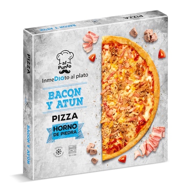 Pizza bacon y atún Dia Al Punto 400 g-0