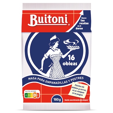 Masa para empanadillas y postres Buitoni 160 g-0