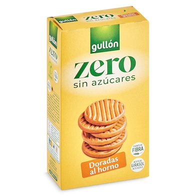Galletas doradas al horno sin azúcares Gullón 330 g-0 Galletas doradas al horno sin azúcares Gullón 330 g-0