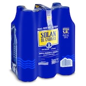 Agua mineral Solán de Cabras pack 6 x 1.5 L