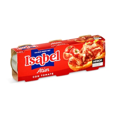Atún con tomate Isabel 3 x 52 g-0