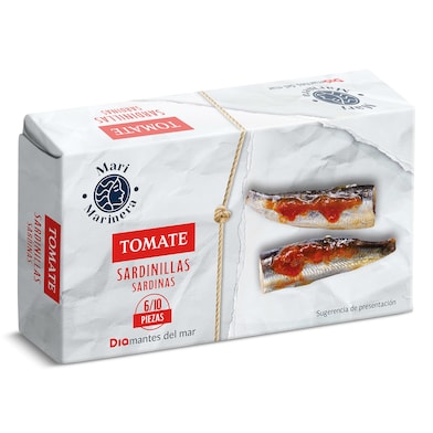 Sardinillas en tomate Dia Mari Marinera 62 g-0 Sardinillas en tomate Dia Mari Marinera 62 g-0