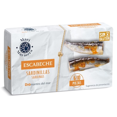 Sardinillas en escabeche Dia Mari Marinera 65 g-0 Sardinillas en escabeche Dia Mari Marinera 65 g-0