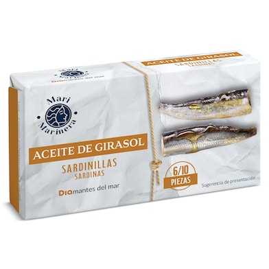Sardinillas en aceite de girasol Dia Mari Marinera 65 g-0 Sardinillas en aceite de girasol Dia Mari Marinera 65 g-0