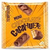 Mini barritas de chocolate y cacahuete Dia Temptation 250 g