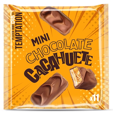 Mini barritas de chocolate y cacahuete Dia Temptation 250 g-0 Mini barritas de chocolate y cacahuete Dia Temptation 250 g-0