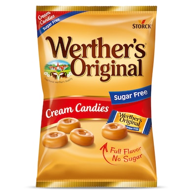 Caramelos clásicos de nata sin azúcar Werther's 90 g-0 Caramelos clásicos de nata sin azúcar Werther's 90 g-0