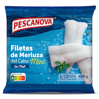 Filetes de merluza sin piel mini Pescanova 400 g-0 Filetes de merluza sin piel mini Pescanova 400 g-0