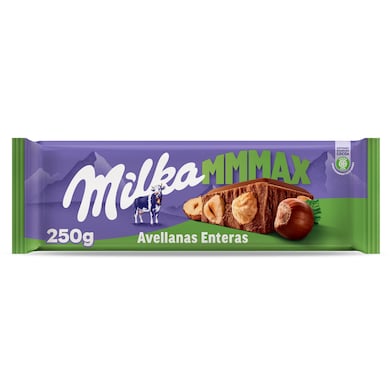 Chocolate con leche con avellanas Milka 250 g-0 Chocolate con leche con avellanas Milka 250 g-0