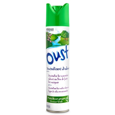 Ambientador eliminador de olores frescor verde Oust 300 ml-0