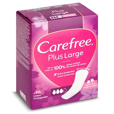 Protegeslips maxi Carefree 48 unidades-0 Protegeslips maxi Carefree 48 unidades-0