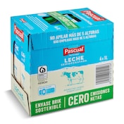 Leche semidesnatada Pascual pack 6 x 1 L
