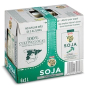 Bebida de soja Pascual Vivesoy pack 6 x 1 L