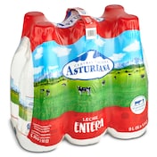 Leche entera Asturiana pack 6 x 1.5 L