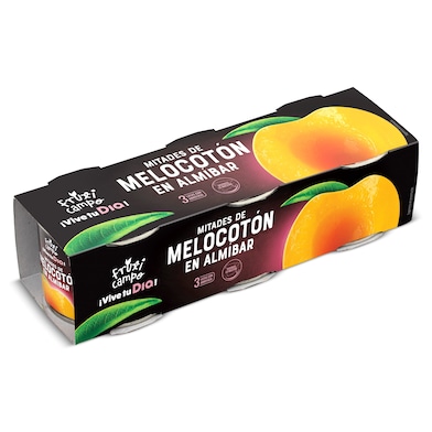 Melocotón en almíbar Dia Fruticampo 3 x 115 g-0