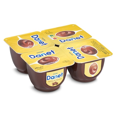 Natillas de chocolate Danet 4 x 120 g-0 Natillas de chocolate Danet 4 x 120 g-0