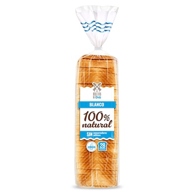 Pan de molde blanco El Molino de Dia 820 g-0
