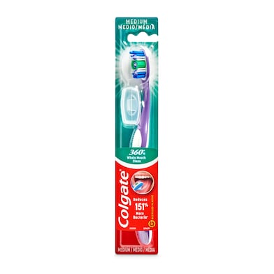 Cepillo dental medio 360º Colgate 1 unidad-0 Cepillo dental medio 360º Colgate 1 unidad-0