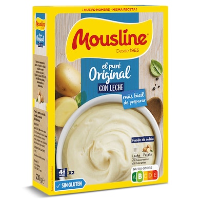 Puré de patatas con leche Mousline 230 g-0 Puré de patatas con leche Mousline 230 g-0
