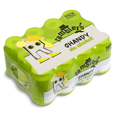 Cerveza shandy sin alcohol Dia Ramblers pack 12 x 33 cl-0 Cerveza shandy sin alcohol Dia Ramblers pack 12 x 33 cl-0