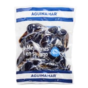 Mejillones cocidos en su jugo Aguinamar 1 Kg
