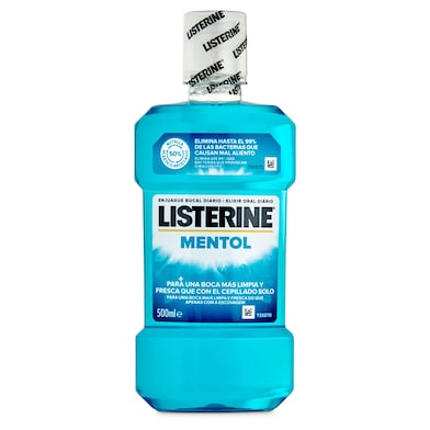 Enjuague bucal mentol Listerine 500 ml-0
