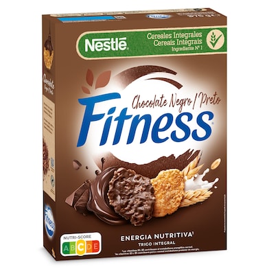 Cereales integrales con chocolate negro Nestlé Fitness 375 g-0 Cereales integrales con chocolate negro Nestlé Fitness 375 g-0