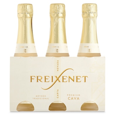 Cava semiseco Freixenet Carta Nevada pack 3 x 20 cl-0